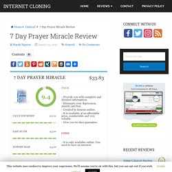 7 Day Prayer Miracle Review - Don't Buy Before You Read This Review