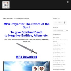 MP3 Prayer to Use your Spiritual Sword - Rex Deus