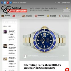 Pre-Owned Swiss Watches