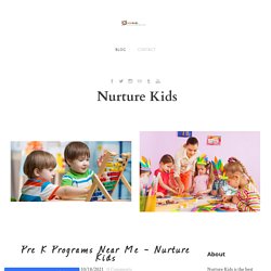 Pre K Programs Near Me - Nurture Kids