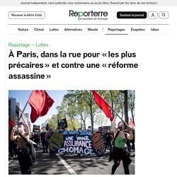 24-27 avril 2021 - À Paris, dans la rue pour « les plus précaires » et contre une « réforme assassine »