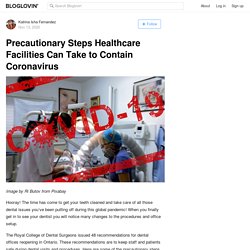 Precautionary Steps Healthcare Facilities Can Take to Contain Coronavirus