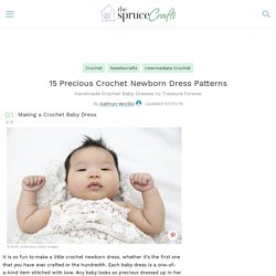 15 Precious Crochet Newborn Dress Patterns