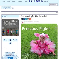 Precious Piglet Hat Tutorial