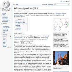 Dilution of precision (GPS)