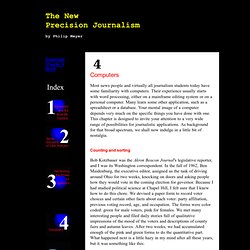 The New  Precision Journalism - Chapter 4