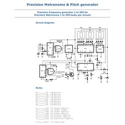 Precision Metronome and Pitch generator - RED - Page3