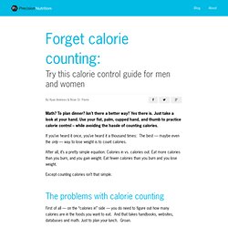Calorie Control Guide For Men and Women