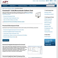 Precision32 32-bit Microcontroller Software Downloads
