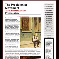 The Precisionist Movement - The City Paintings of Edward Hopper, Charles Sheeler and Georgia O'Keeffe