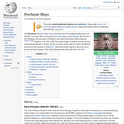 Preclassic Maya