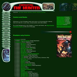 Predator - Comics and Books