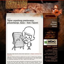 Tajne uspešnog predavanja, prezentacije, časa – fore i fazoni « (m)Amarilis Online