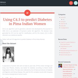 Using C4.5 to predict Diabetes in Pima Indian Women