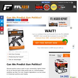 Gun Politics News - FFL License