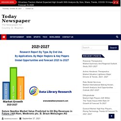 Suture Needles Market Value Predicted to Hit Big Revenues in Future