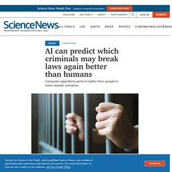 AI bests humans at predicting repeat offenders among criminals