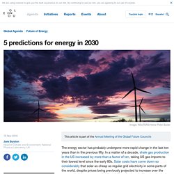 *5 predictions for energy in 2030