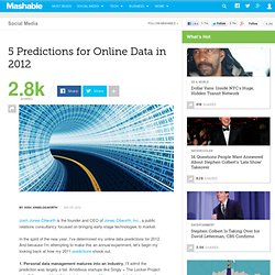 5 Predictions for Online Data in 2012