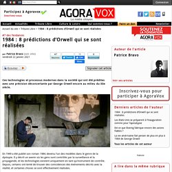 1984 : 8 prédictions d'Orwell qui se sont réalisées
