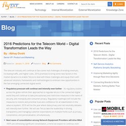 2016 Predictions for the Telecom World