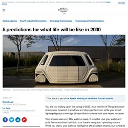 This is what life will be like in 2030