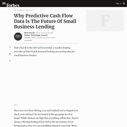 Why Predictive Cash Flow Data Is The Future Of Small Business Lending