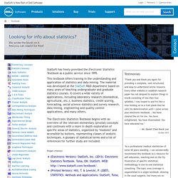 Statistics, StatSoft Textbook