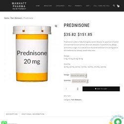 Prednisone – Manhatt Pharma