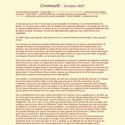 préface de Cromwell