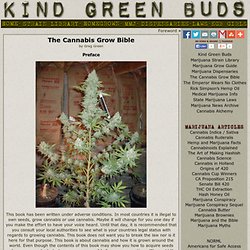 The Cannabis Grow Bible - Preface