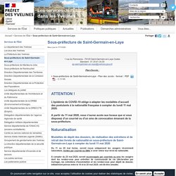 Sous-préfecture de Saint-Germain-en-Laye / Services de l'État / Accueil - Les services de l'État dans les Yvelines