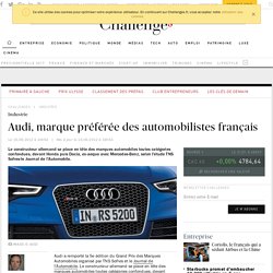 Audi, marque préférée des automobilistes français