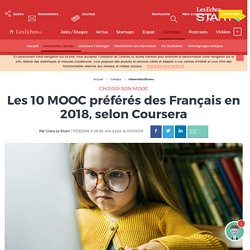 Les 10 MOOC préférés des Français en 2018, selon Coursera