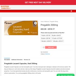 Buy Pregabalin Online UK