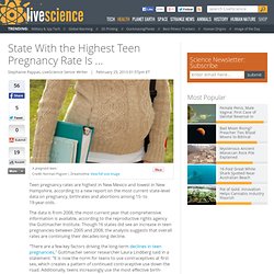State With the Highest Teen Pregnancy Rate Is ...