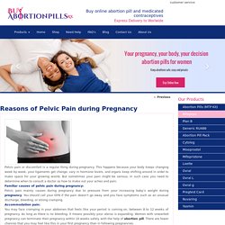Reasons of Pelvic Pain during Pregnancy