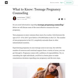 How Teenage Pregnancy Counseling is Beneficial