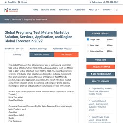 Pregnancy Test Meters Market - In-Depth Analysis by Size