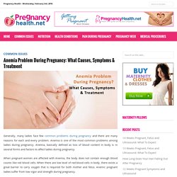 Anemia Problem During Pregnancy: Causes, Symptoms & Treatment