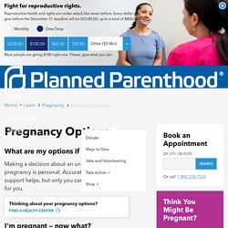 Unplanned Pregnancy Help and Counseling