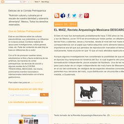 EL MAÍZ, Revista Arqueología Mexicana DESCARGA.