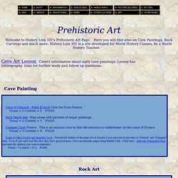 Prehistoric Art by History Link 101