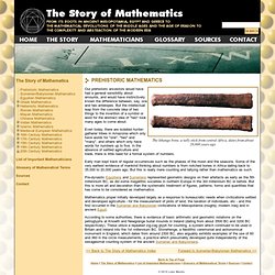 Prehistoric Mathematics