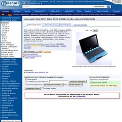 Acer Aspire One D257, Intel Atom N570 1.66GHz, 320GB, MeeGo, blau (LU.SFV0C.080)