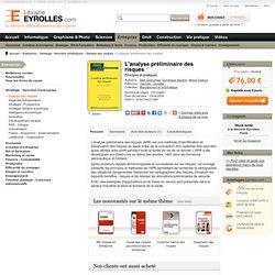 Livre L'analyse préliminaire des risques - A. Desroches, D. Baudrin, M. Dadoun - Principes et pratiques
