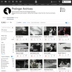 Prelinger Archives : Free Movies : Free Download, Borrow and Streaming : Internet Archive