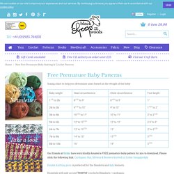 New Free Premature Baby Knitting & Crochet Patterns