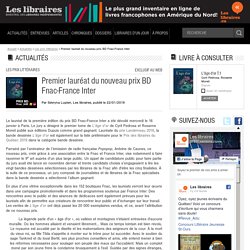 Premier lauréat du nouveau prix BD Fnac-France Inter – Actualités – Les prix littéraires