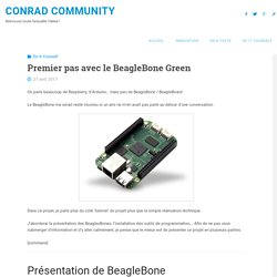 Premier pas avec le BeagleBone Green